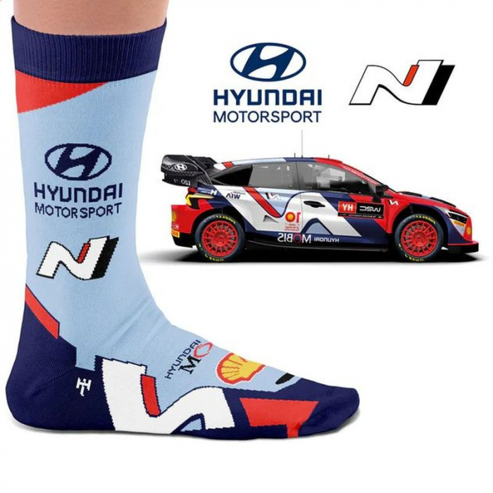 Socken im Design "Hyundai i20 N Rally 1"